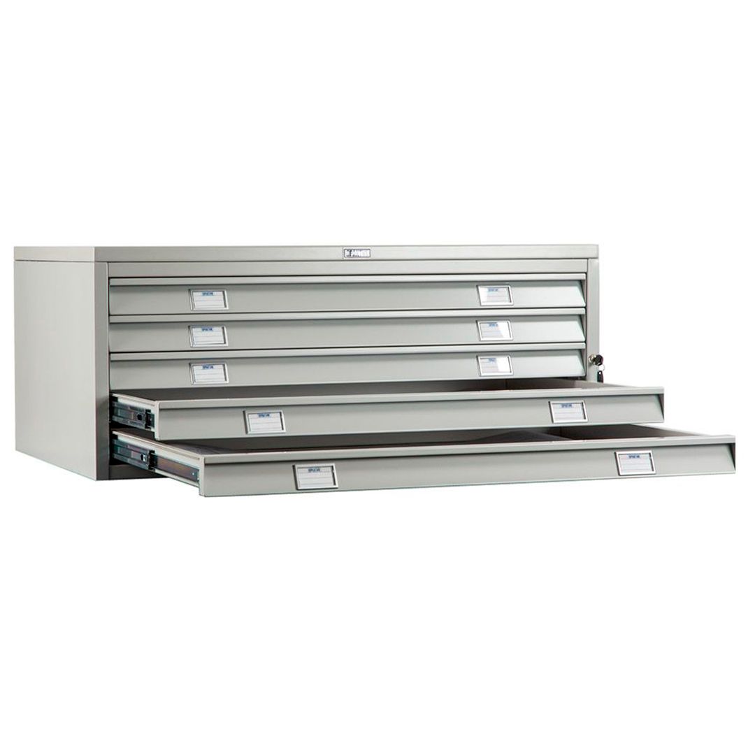 Картотечный шкаф Промет "Практик А0-05/1 ", 5 ящиков, 1359*927*415 мм, для папок формата А0 / Файл-кабинеты oe.kz Картотечный шкаф Промет "Практик А0-05/1 ", 5 ящиков, 1359*927*415 мм, для папок формата А0 / Файл-кабинеты