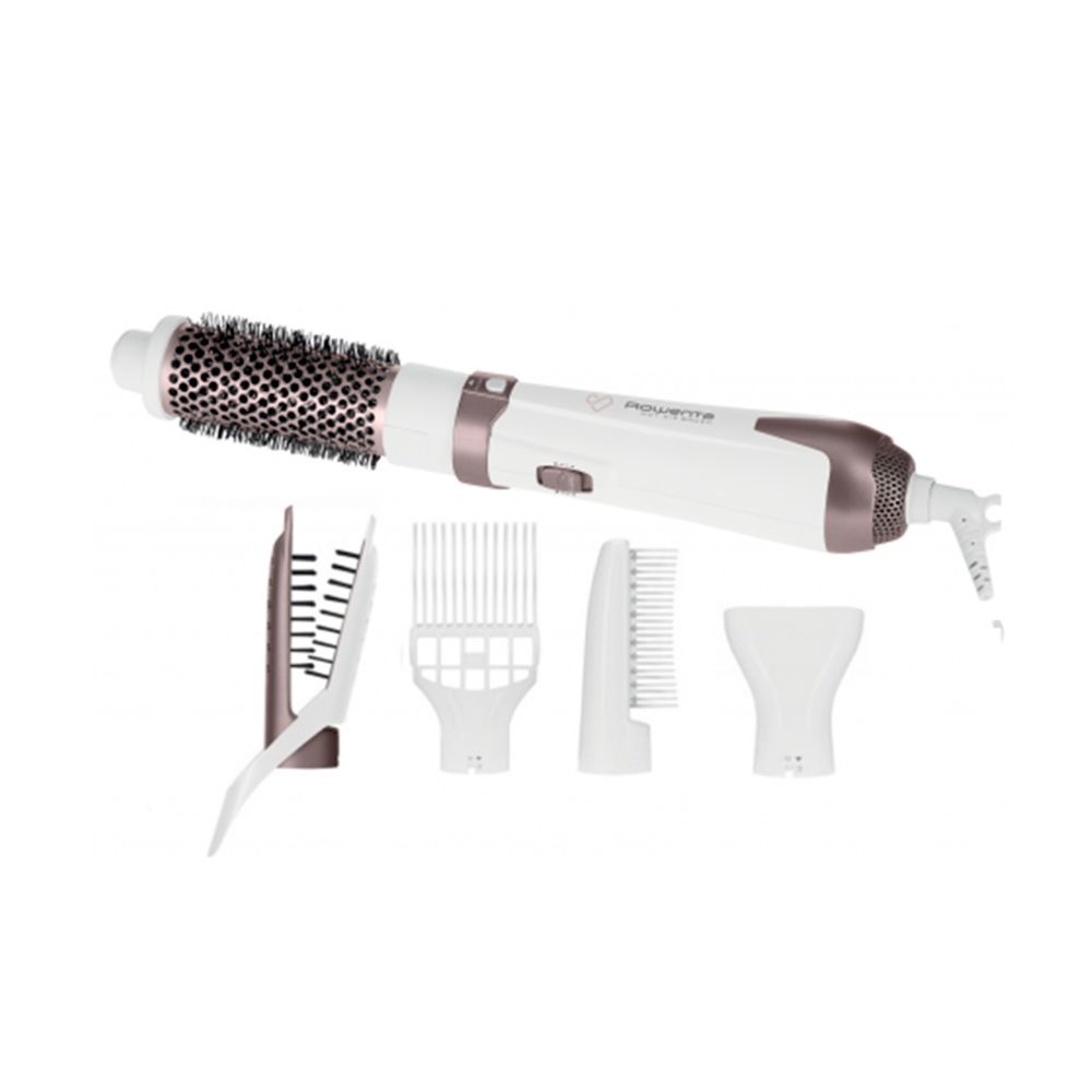 Фен-щетка Rowenta CF7830F0, белый/розовый / null oe.kz Фен-щетка Rowenta CF7830F0, белый/розовый / null