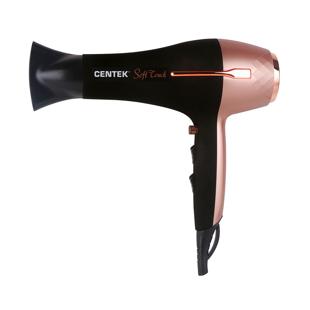 Фен Centek CT-2242, розовое золото/черный / null
