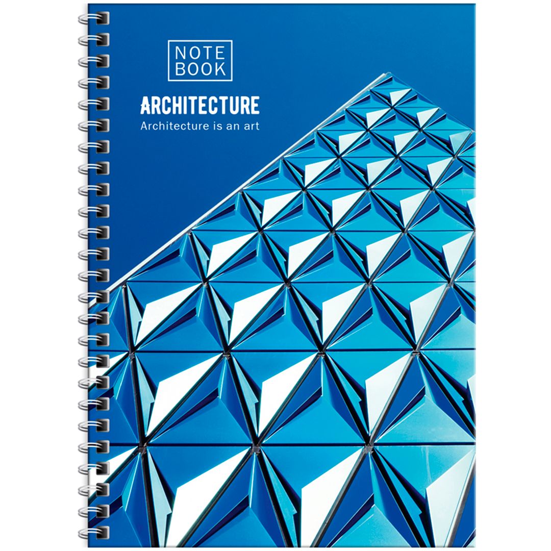 Тетрадь ArtSpace "Путешествия. Architecture", А5, 80 листов, в клетку, на гребне / Тетради №5