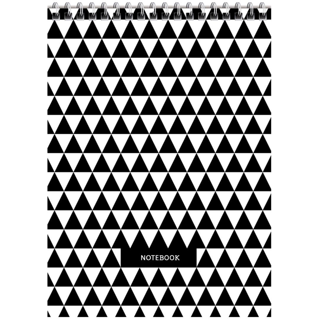 Блокнот ArtSpace "Узоры. BW Pattern", А5, 60 листов, на гребне, в клетку / Блокноты №2