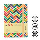 Записная книжка Berlingo "Geometry", А5, 80 листов. в клетку, с рисунком