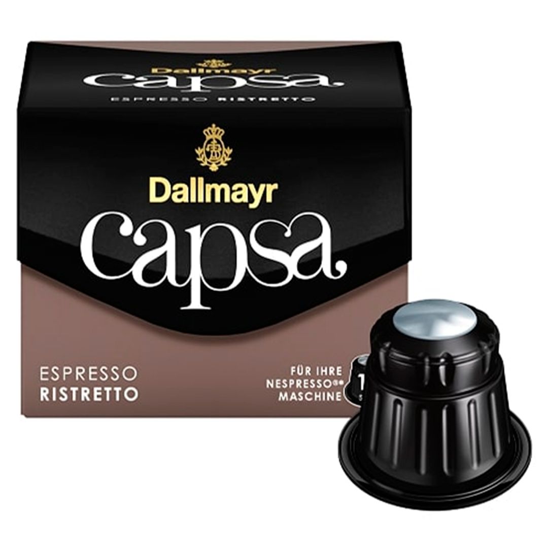 Кофе в капсулах Dallmayr Espresso Ristretto, для кофемашин Nespresso, 10 капсул / Кофе и чай в капсулах