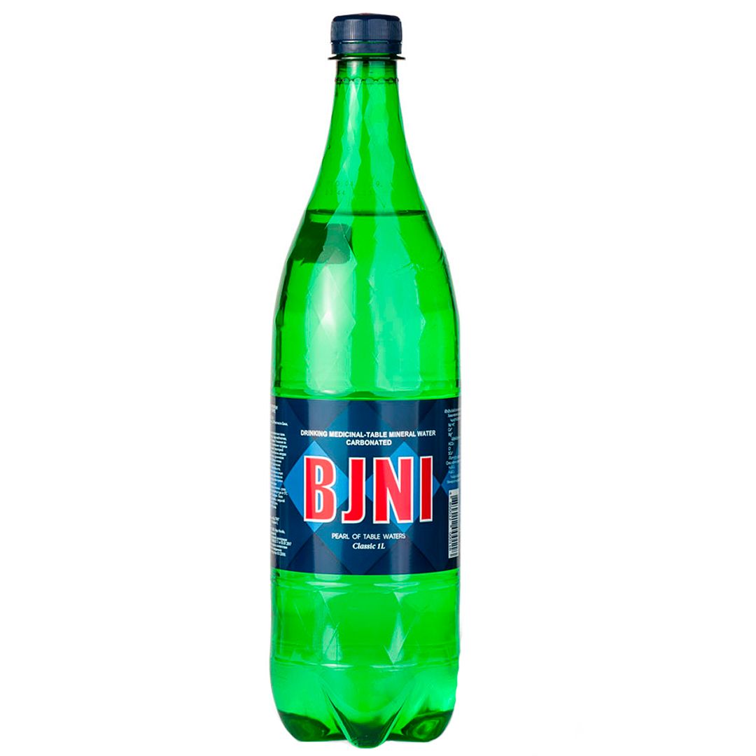 Вода газированная лечебно-минеральная Bjni, 1 л / Вода питьевая