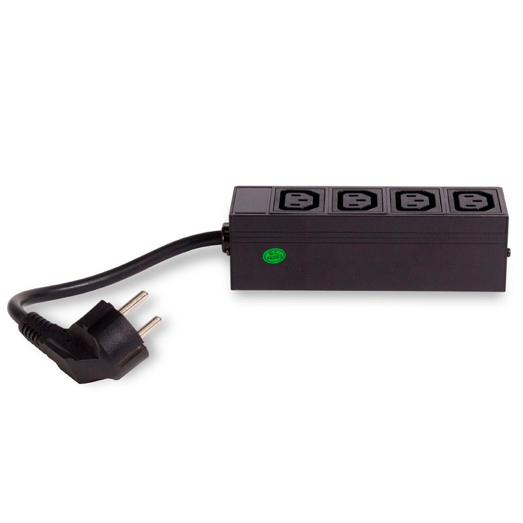 Переходник SVC Schuko на 4 разъёма C13, черный / Удлинители, тройники №2