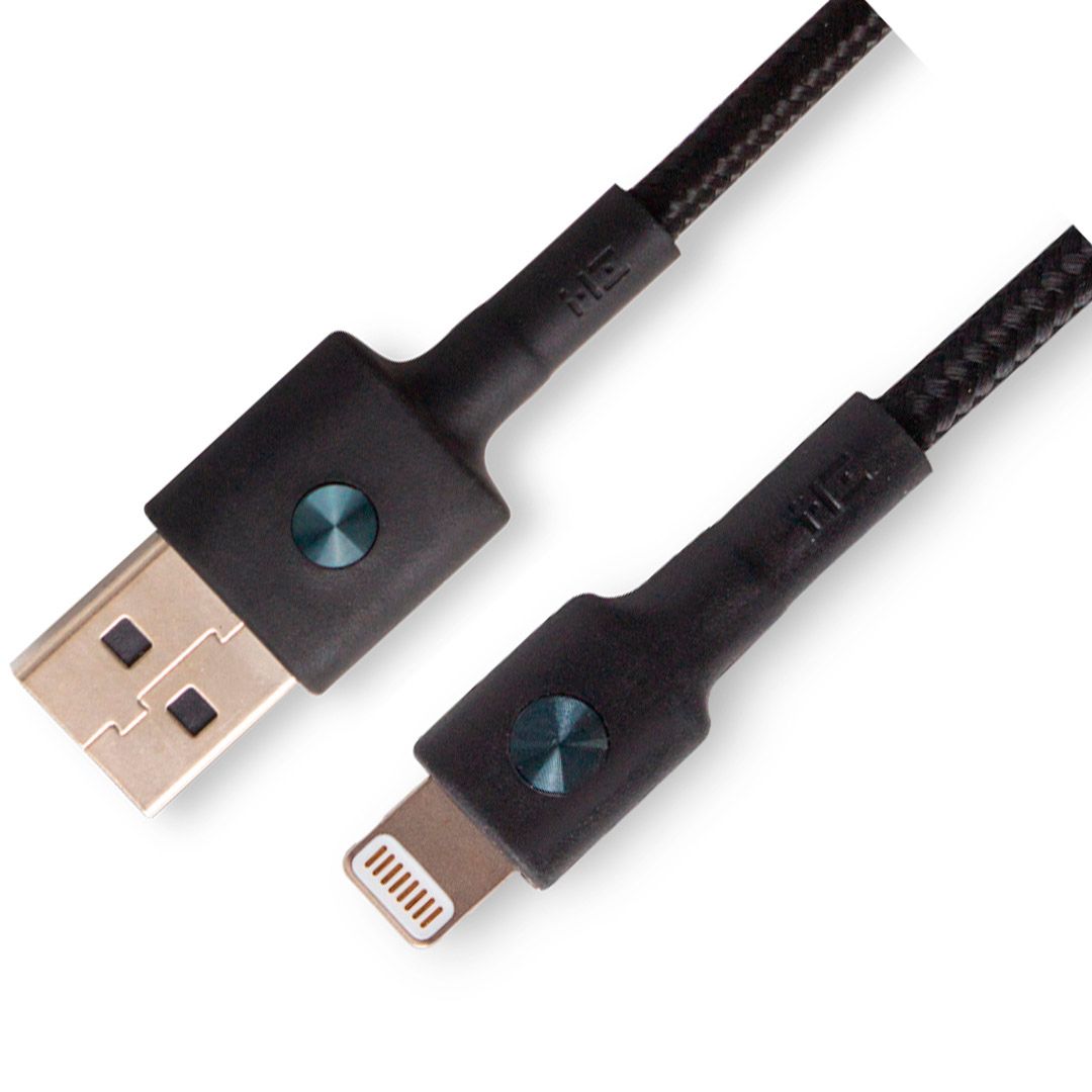 Интерфейсный кабель Xiaomi ZMI MFI AL803/AL805, USB/Lightning, 1 м, черный