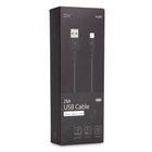 Интерфейсный кабель Xiaomi ZMI MFI AL803/AL805, USB/Lightning, 1 м, черный