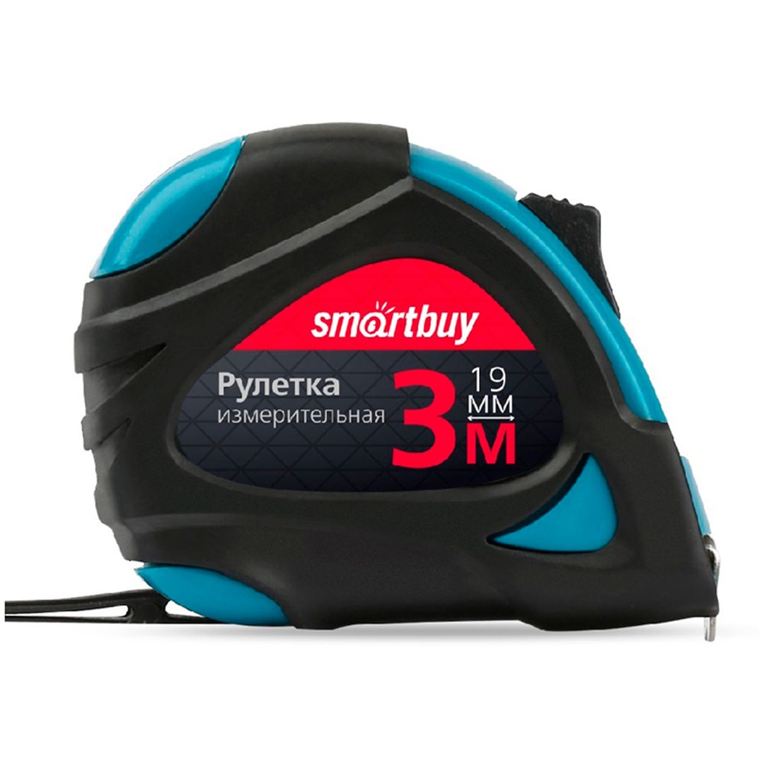 Рулетка измерительная Smartbuy, усиленный зацеп 19 мм, длина 3 м / Измерительный инструмент №2