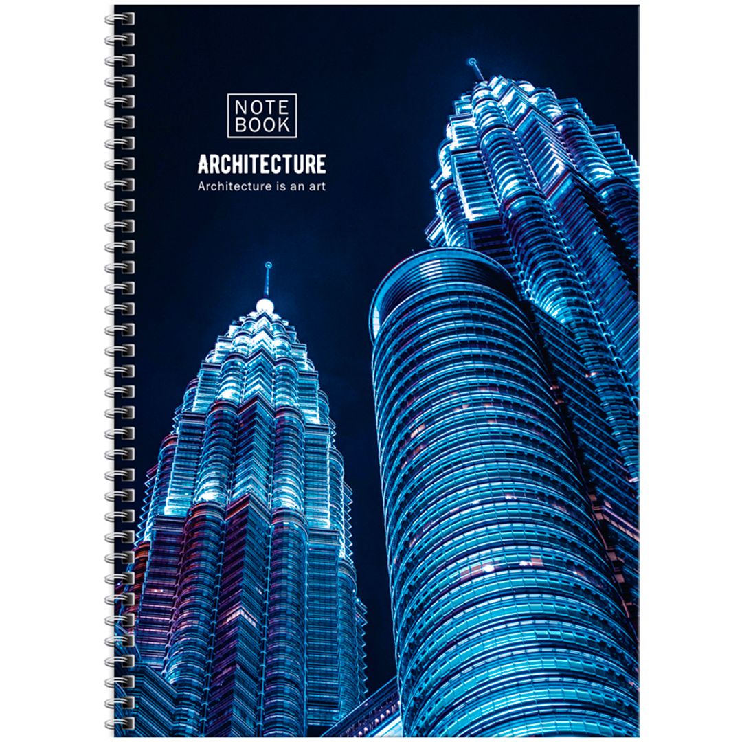 Тетрадь ArtSpace "Путешествия. Architecture", А4, 96 листов, в клетку, на гребне / Тетради №2