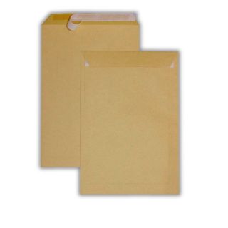 Конверт-пакет вертикальный UltraPac, формат В4 (250*353 мм), крафт, отрывная лента / Конверты-пакеты