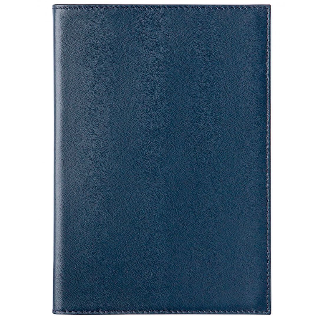 Ежедневник недатированный Prestige, А5+, 176 л, с золотым срезом, синий / Ежедневники недатированные