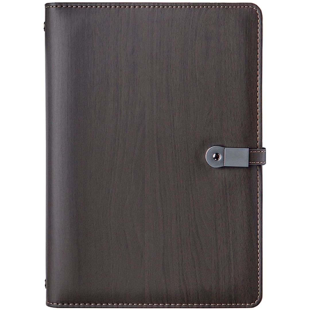 Органайзер Smart с Power Bank 10000 mah и USB накопителем 8 Gb, А5, 176 л., серо-коричневый / Ежедневники недатированные