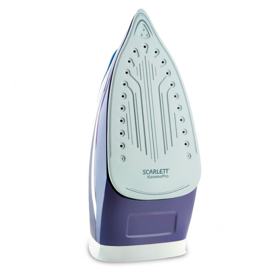 Утюг Scarlett SC-SI30K16, мощность 2400 Вт, резервуар 300 мл, керамическая подошва, фиолетовый / Уход за одеждой №3