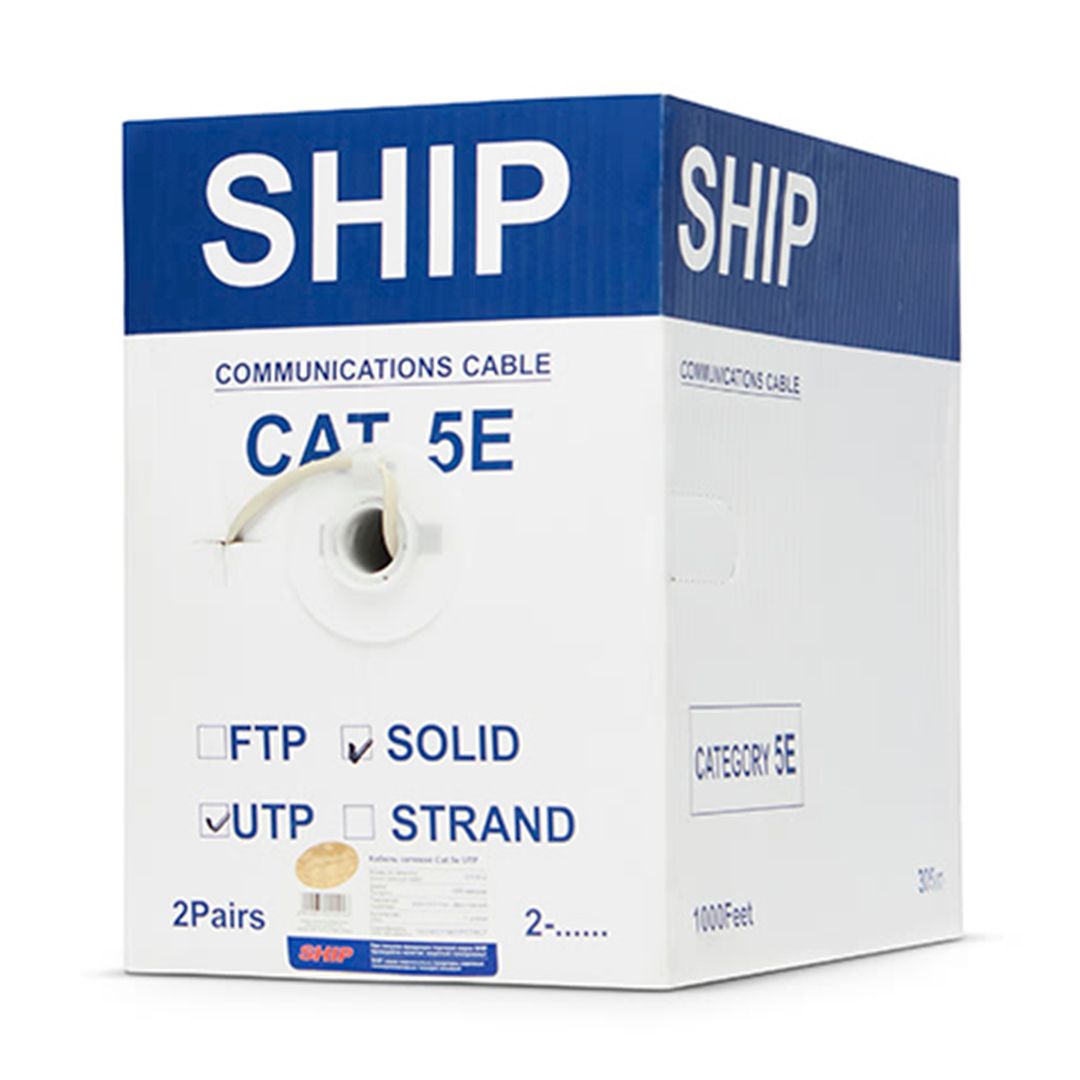 Кабель сетевой SHIP D135-2 Cat.5е UTP PVC / Сетевые кабеля №3
