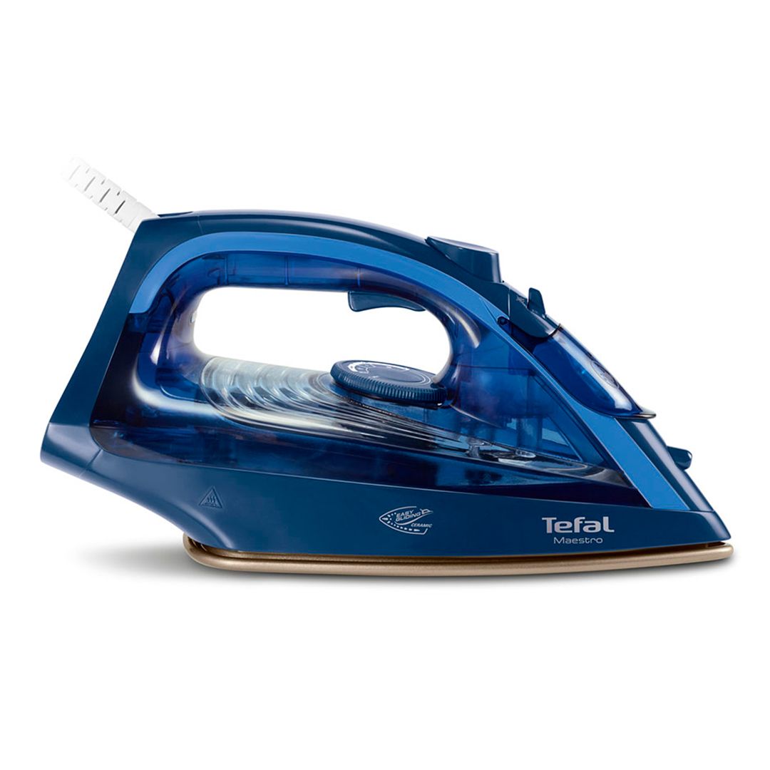 Утюг Tefal FV1849E0 Maestro, мощность 2300 Вт, резервуар 270 мл, керамическая подошва, синий / Уход за одеждой №4