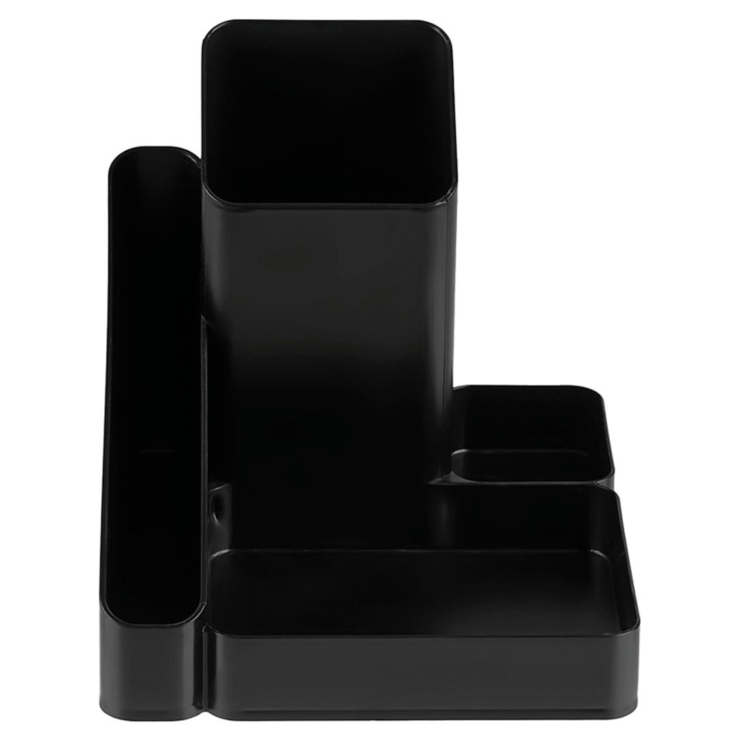 Настольная подставка Стамм "Имидж", 115*122*111 мм, черная