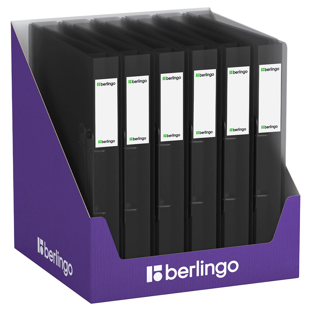 Папка Berlingo "No Secret", А4 формат, на 2 кольцах, корешок 40 мм, полупрозрачная / Папки на кольцах №3