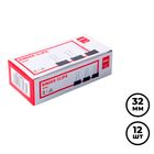Зажимы для бумаг Deli, 32 мм, 12 шт., черные
