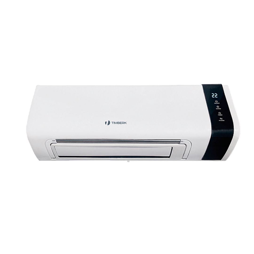 Тепловентилятор настенный Timberk T-FH2-B10MC-W, 2 кВт черно-белый / Обогреватели