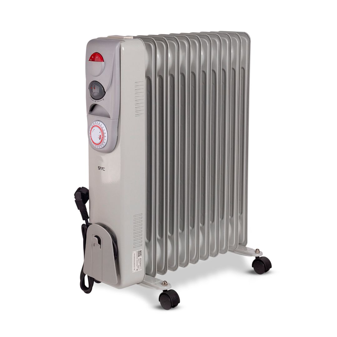 Обогреватель масляный SVC OHT-2500-11, 2,5 кВт, серый / Обогреватели