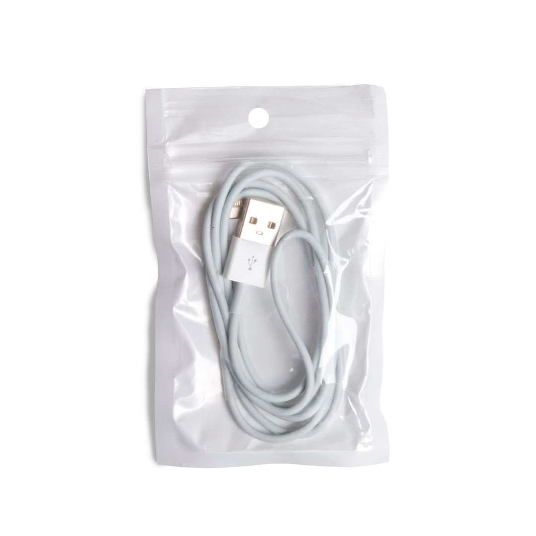 Интерфейсный кабель iPower Apple 8pin-USB, 1 м, белый