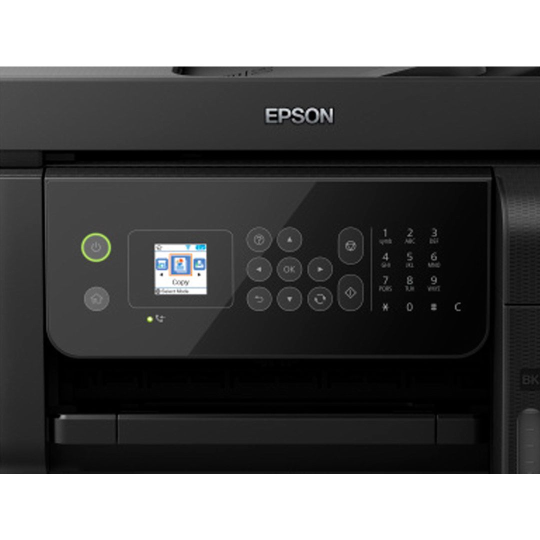 МФУ струйное цветное Epson L5190, А4, 5760*1440, 33 стр/мин, факс, без кабеля USB, Wi-Fi / Струйные №4
