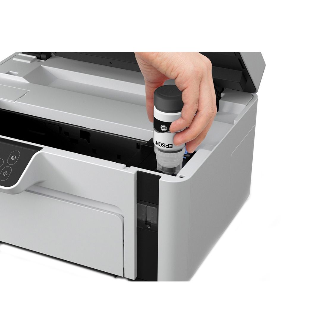 МФУ струйное монохромное Epson M2110, А4, 1440*720, 32 стр/мин, без кабеля USB, без АПД / Струйные №4