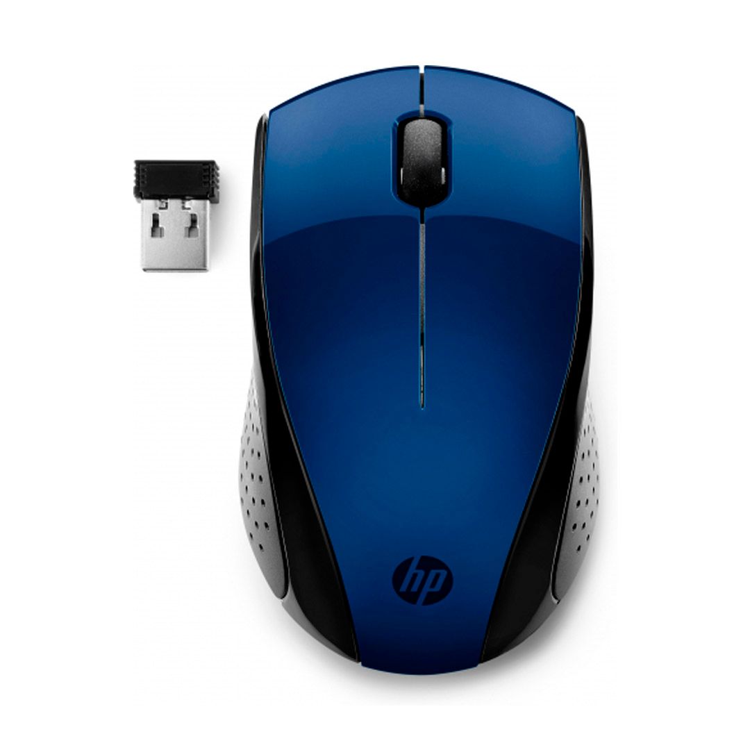Мышь беспроводная HP 220, USB, 3 кнопки, 1600 dpi, оптическая, синяя / Мыши беспроводные