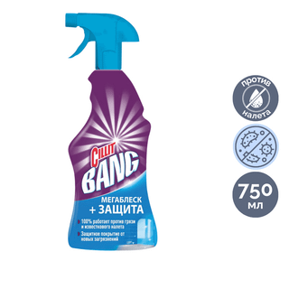 Әктасты, қақты жойғыш құрал Cillit Bang "Мегажылтырлық+қорғаныш", 750 мл / Тотқа қарсы құралдар