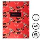 Записная книжка "Hummingbird", A5, 24 листа, золотое тиснение, слоновая кость