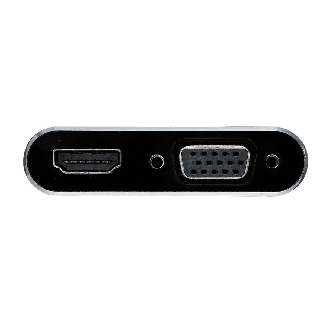 Мультифункциональный адаптер Rapoo XD10V, HDMI/VGA, USB-C, серебристый / Зарядные устройства, кабели №3 oe.kz Мультифункциональный адаптер Rapoo XD10V, HDMI/VGA, USB-C, серебристый / Зарядные устройства, кабели №3