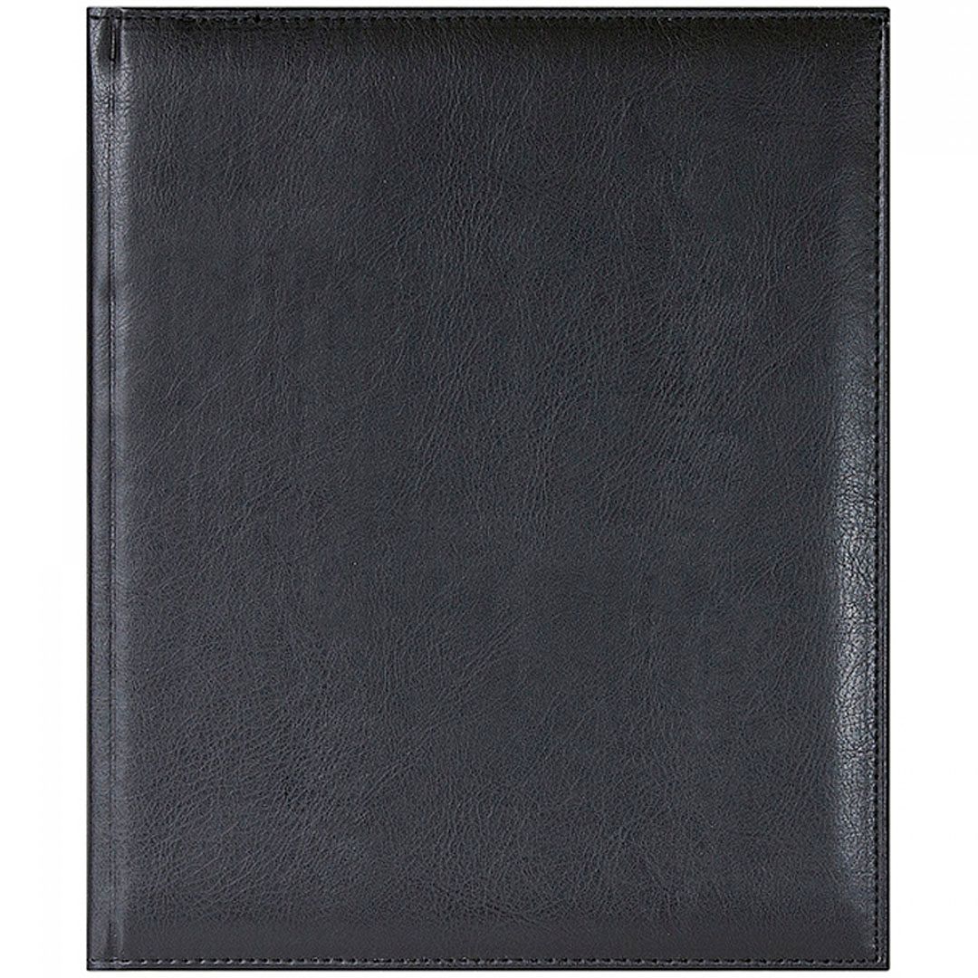 Еженедельник датированный Gift, 2021 г., А4, 80 л., с золотым срезом, черный / Ежедневники датированные