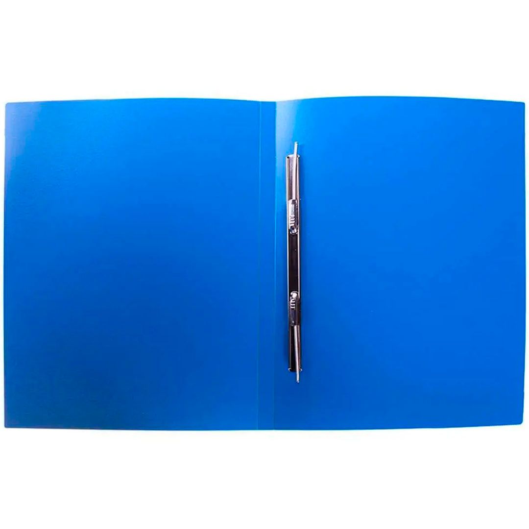 Папка с пружинным скоросшивателем OfficeSpace, А4, синяя / Скоросшиватели пластиковые №2