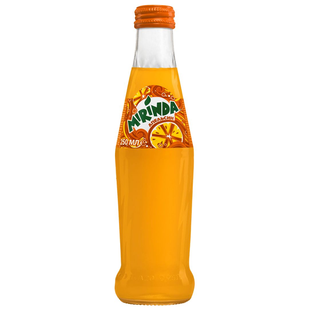 Напиток газированный Mirinda, 0,25 л, стеклянная бутылка / Напитки и энергетики