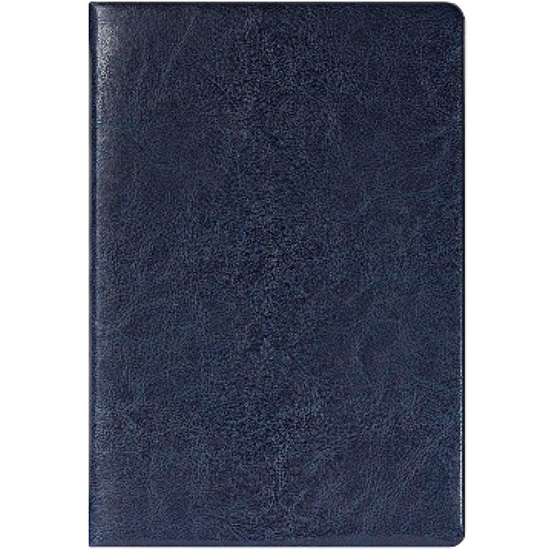 Ежедневник датированный Silvano, 2021 г., А5, 176 л., с серебрянным срезом, синий / Ежедневники датированные