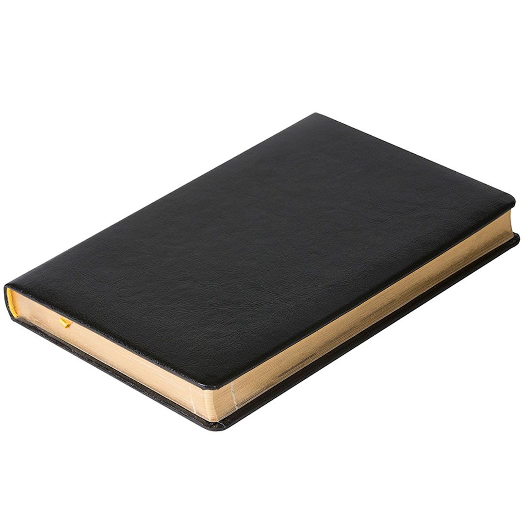 Ежедневник датированный Silvano, 2021 г., А5, 176 л., с золотым срезом, черный / Ежедневники датированные №3