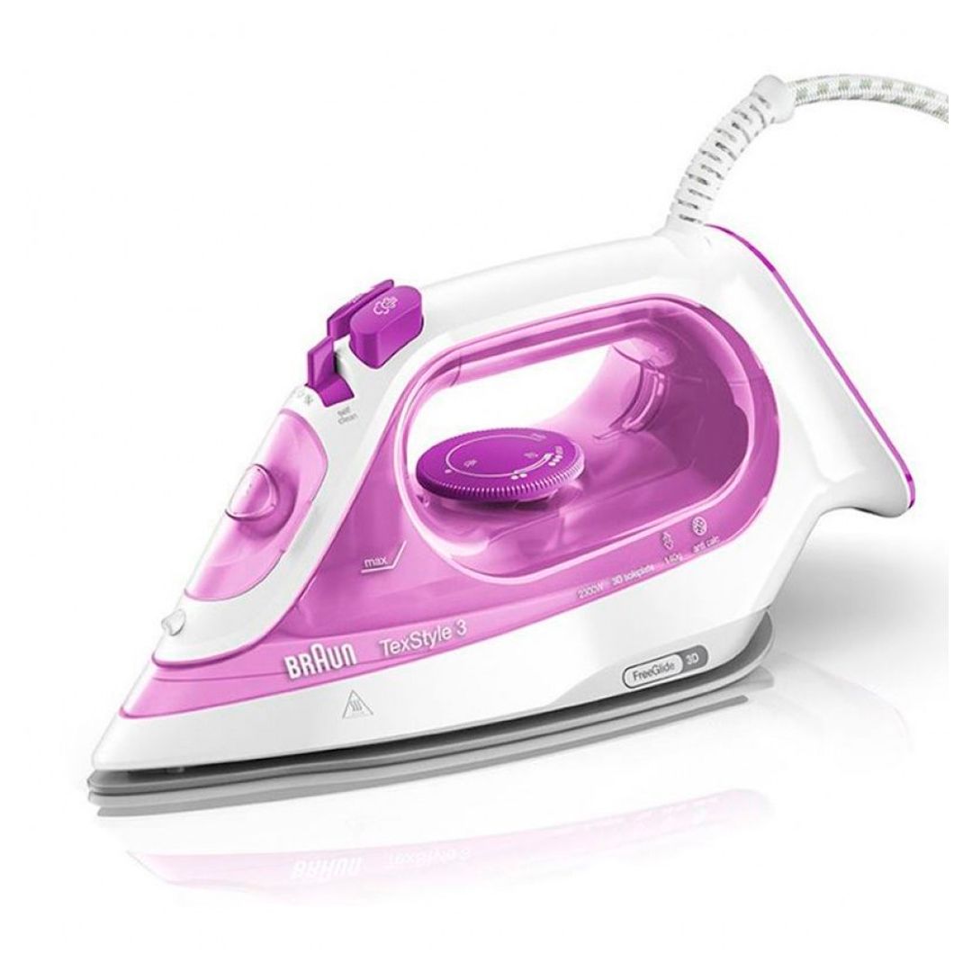 Утюг Braun SI3030PU, мощность 2300 Вт, резервуар 270 мл, керамическая подошва / Уход за одеждой