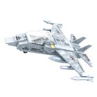 Игровой конструктор Ausini 22402  "Армия. Военный истребитель", 126  деталей