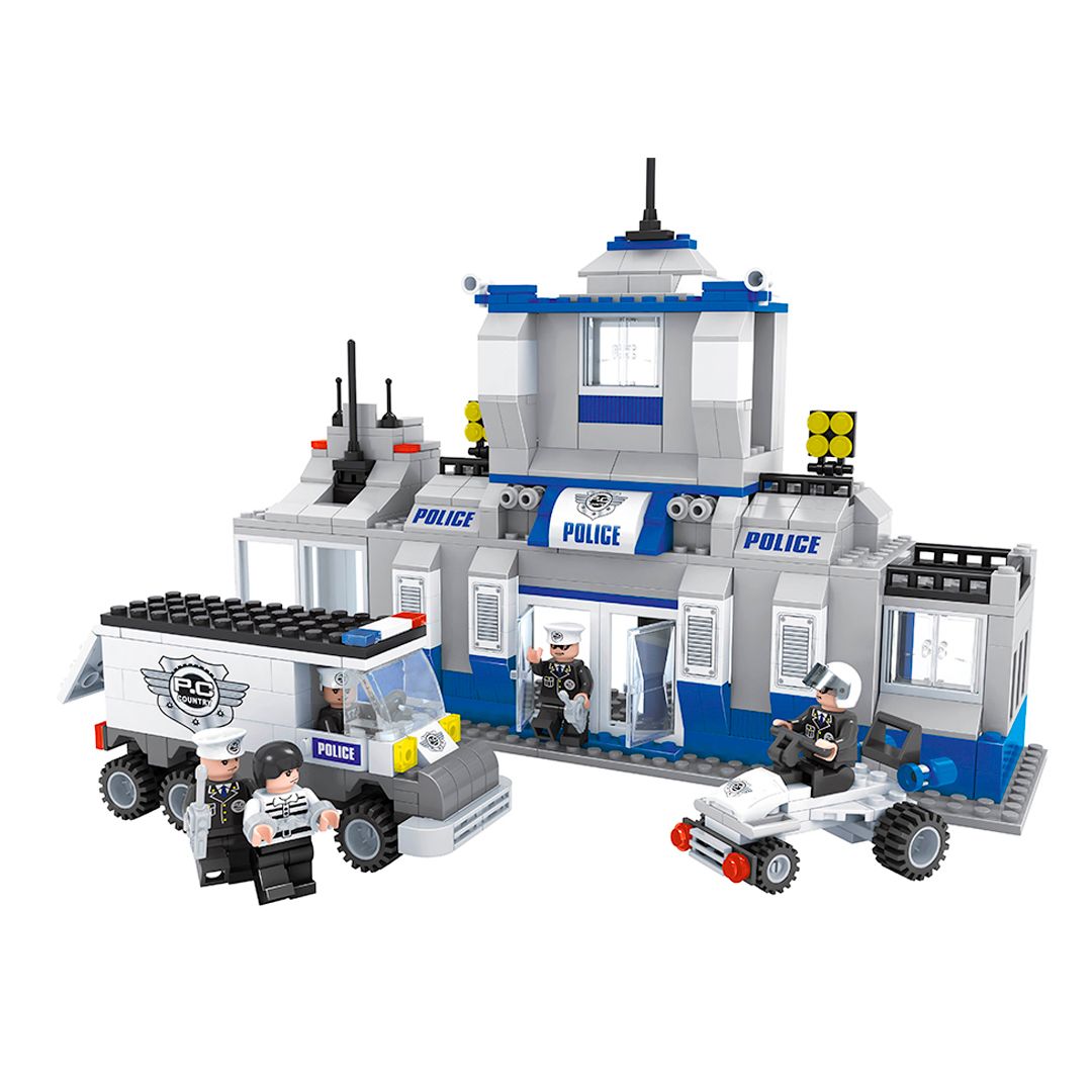 Игровой конструктор Ausini 23701 "Патруль. Штаб полиции", 449 деталей