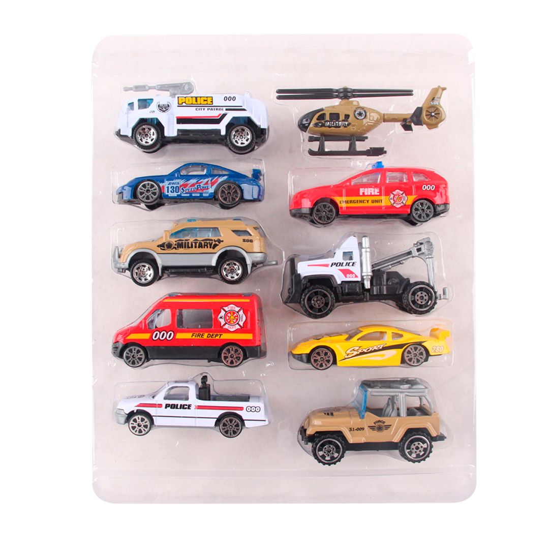 Набор металлических машинок X-Game "Город", XGCM10B, 1:64, 10 шт./упак. / Подарки и сувениры №2