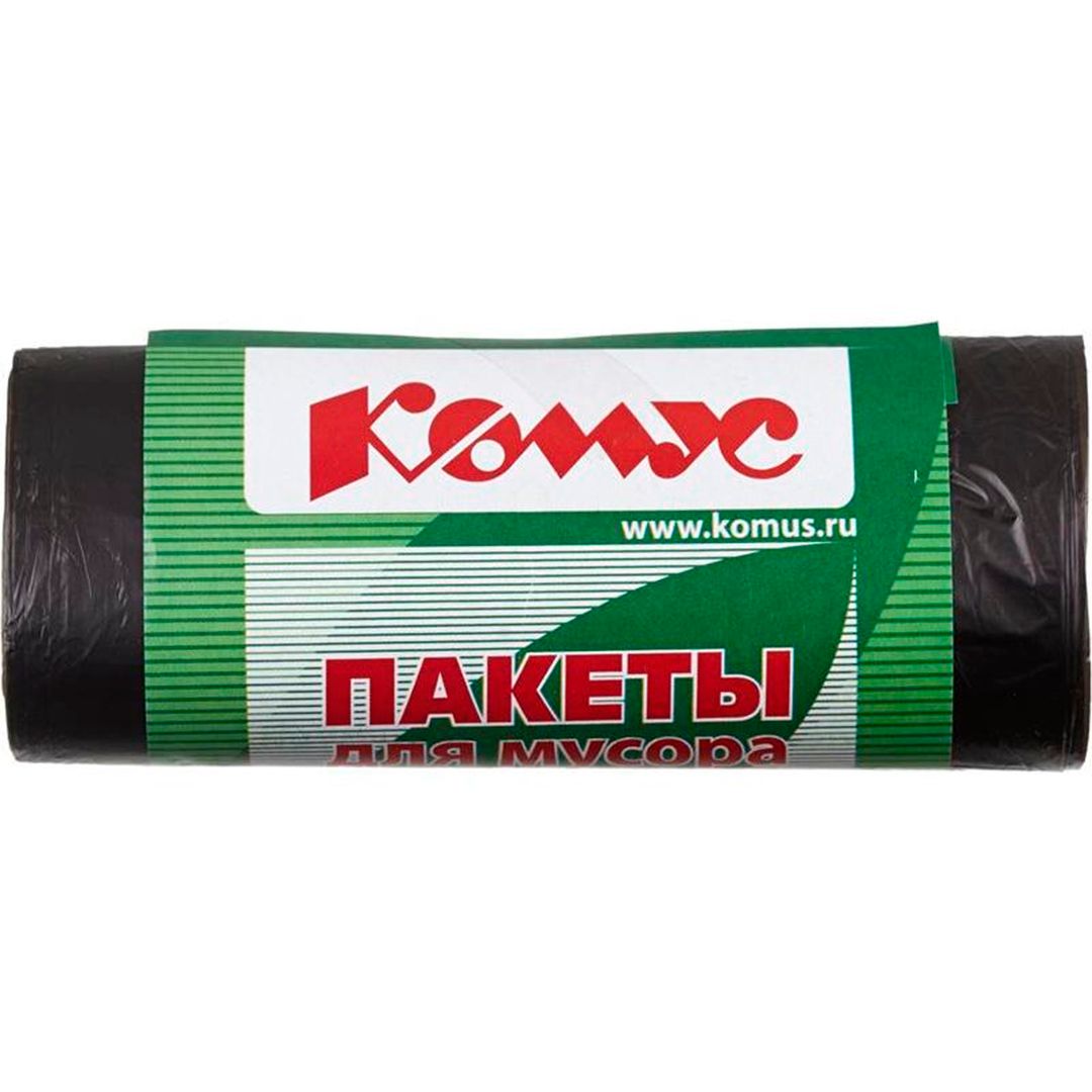 Мешки для мусора Комус на 30 л, 480*580 мм, 30 шт. в рулоне / Пакеты для мусора oe.kz Мешки для мусора Комус на 30 л, 480*580 мм, 30 шт. в рулоне / Пакеты для мусора