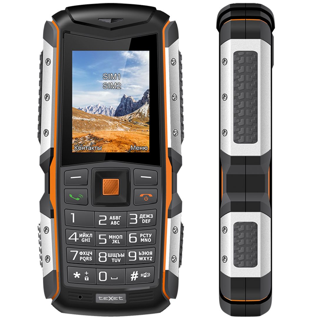Мобильный телефон Texet TM-513R, 2", поддержка двух SIM-карт, черно-оранжевый / Зарядные устройства, кабели №3