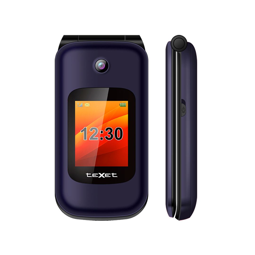 Мобильный телефон Texet TM-B202, 2,4", поддержка двух SIM-карт, синий, раскладушка / Зарядные устройства, кабели №2