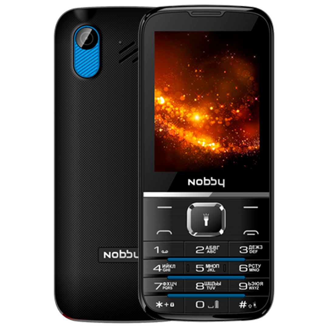 Мобильный телефон Nobby 310, 2,8", 32 Мб, поддержка двух SIM-карт, черно-синий / Смартфоны и мобильные телефоны