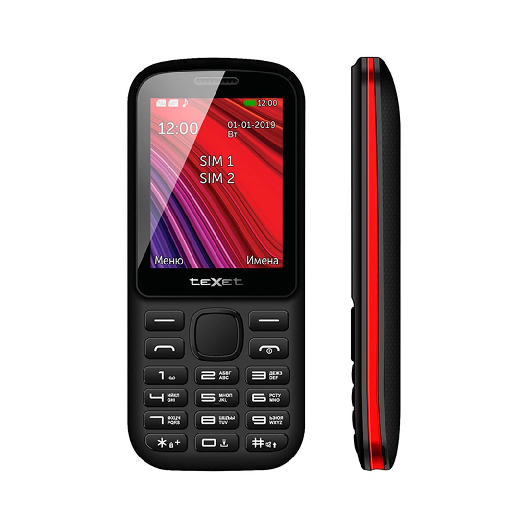 Мобильный телефон Texet TM-208, 2,4", поддержка двух SIM-карт, черно-красный / Зарядные устройства, кабели №2 oe.kz Мобильный телефон Texet TM-208, 2,4", поддержка двух SIM-карт, черно-красный / Зарядные устройства, кабели №2