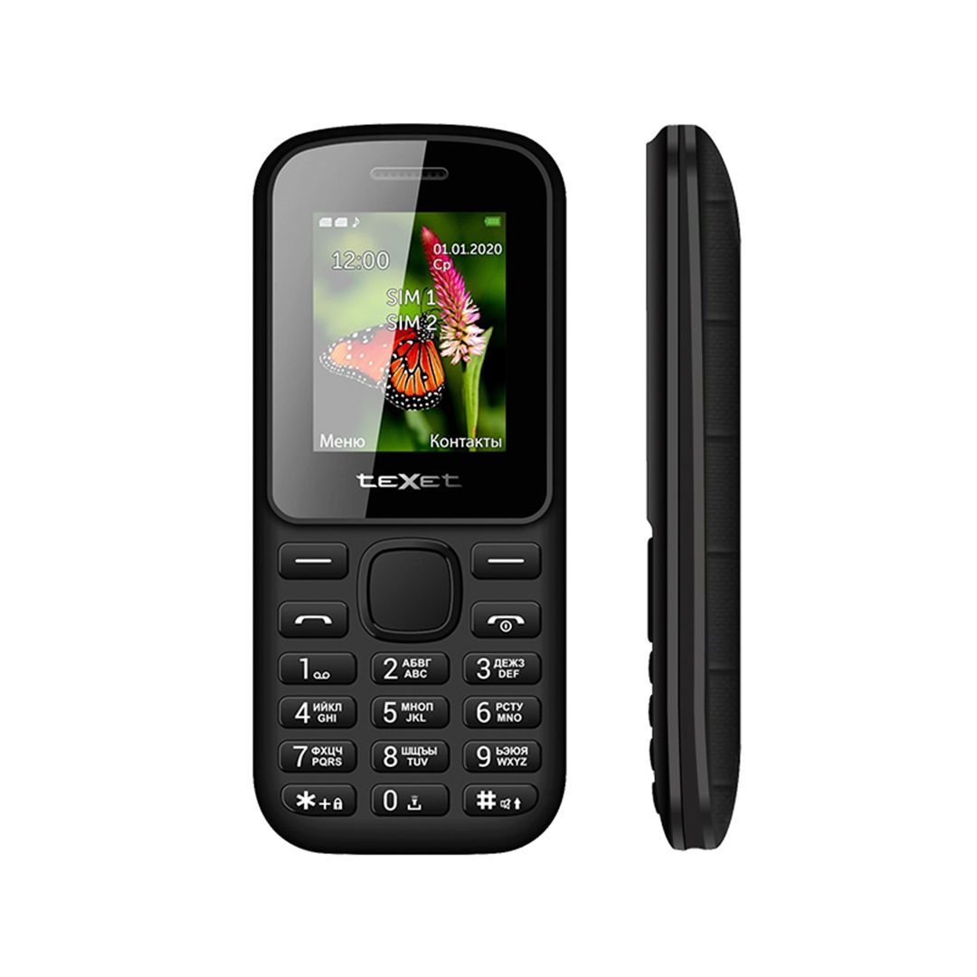 Мобильный телефон Texet TM-130, 1,77", поддержка двух SIM-карт, черный / Зарядные устройства, кабели №2