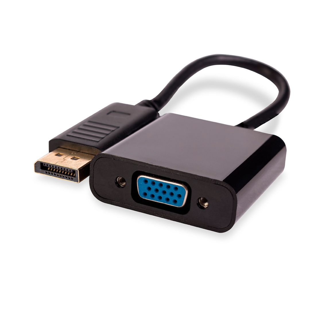 Переходник iPower Displayport на VGA, чёрный / Интерфейсные кабели