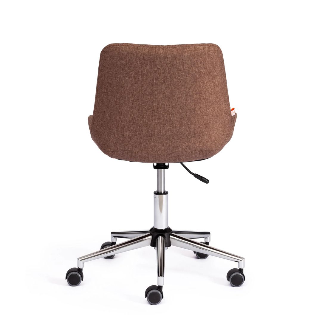 Кресло для персонала Style, хром/ткань, коричневое / Кресла для персонала №4