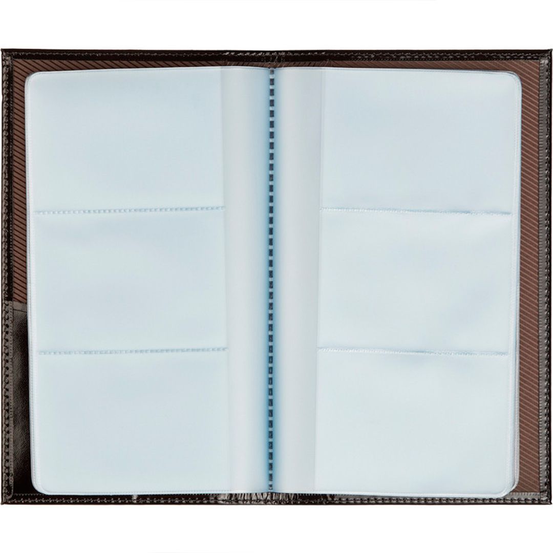 Визитница 3-х рядная Befler V18SH на 120 визиток, искусственная кожа, черная / Визитницы настольные №2 oe.kz Визитница 3-х рядная Befler V18SH на 120 визиток, искусственная кожа, черная / Визитницы настольные №2