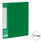 Папка Стамм "Стандарт" қысқышпен, А4 пішімде, түбі 17 мм, жасыл